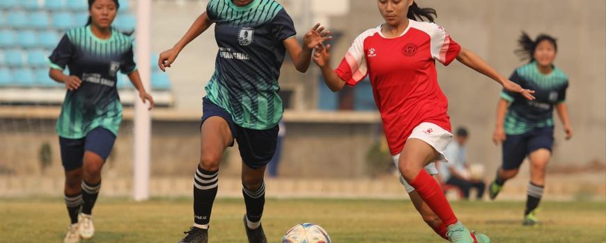  महिला लिगमा कोशीको अपराजित यात्रा, लुम्बिनी ३ - ० गोल अन्तरले पराजित 