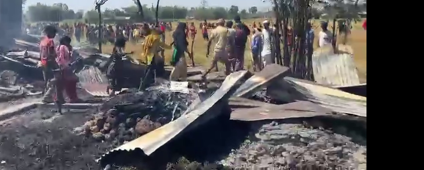 धनपालथान आगलागीमा एक बालिकाको मात्रै मृत्यु, बालक सकुशल भेटिए, १६ घर जले (अपडेट सहित )