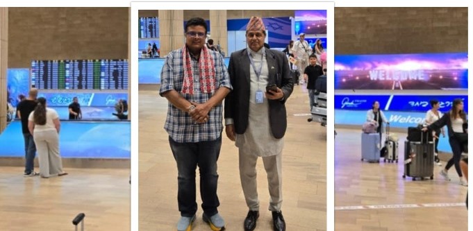 इजरायलबाट स्थलमार्ग हुँदै जोर्डन पुगेका विराटनगरका मेयर आज विराटनगर फर्किँदै 
