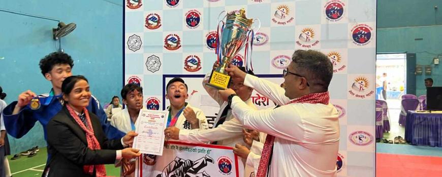 कोशी प्रदेश स्तरीय जुडो प्रतियोगिताको उपाधि सोलुखुम्बुलाई