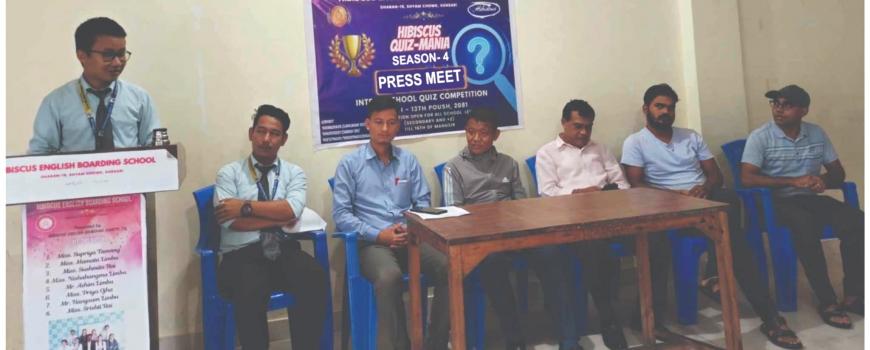 हिबिसकस बोडिङ स्कुलले खुल्ला हाजिरी जवाफ प्रतियोगिता आयोजना गर्ने 