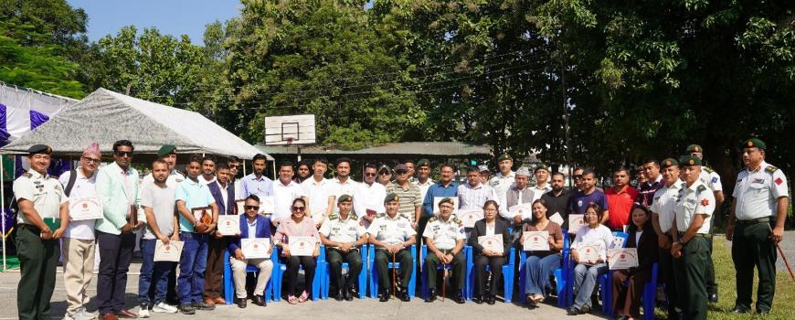 कोसी प्रदेशका २३ सञ्चारकर्मीलाई सेनाका गतिविधिबारे अभिमुखीकरण