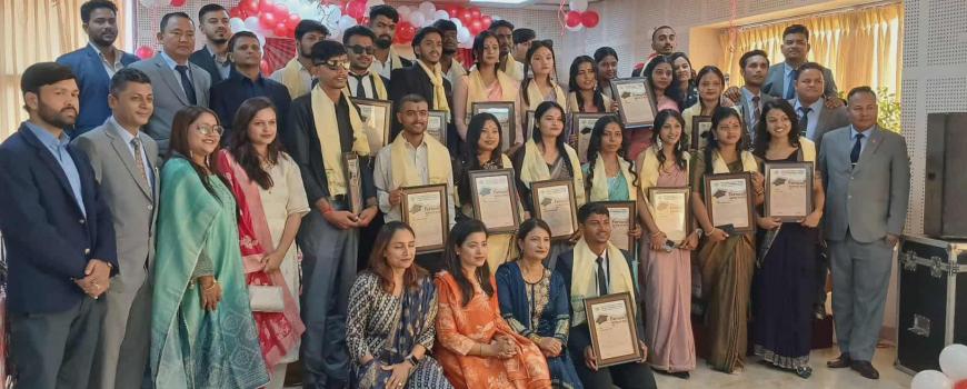 सास्थम कलेजमा बीबीए र बीएचएमका विद्यार्थीलाई भव्य बिदाइ