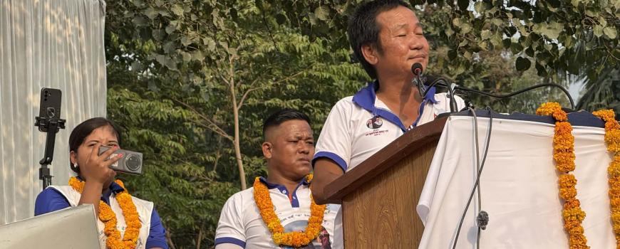 कुलमानको पार्टीसँग गठबन्धन गरेर चुनाव लड्ने कुनै सम्भावना छैन : हर्क साम्पाङ कुलमानको पार्टीसँग गठबन्धन गरेर चुनाव लड्ने कुनै सम्भावना छैन : हर्क साम्पाङ