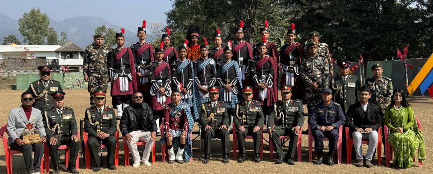 पूर्वी शिक्षालयबाट नेपाली सेनाको एनसीसी तालिममा ५ सय ३१ क्याडेट दिक्षित