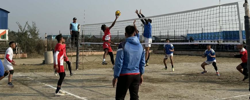 कोसी प्रदेश पालिका स्तरीय भलिबल प्रतियोगितामा पांचखपनको विजयी सुरुवात 