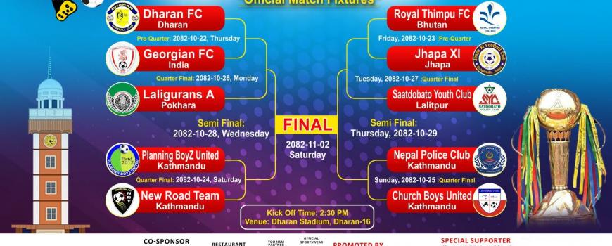 बुढासुब्बा गोल्ड कपको उद्घाटन खेलमा आयोजक र भारतीय क्लबबिच प्रतिस्पर्धा हुने