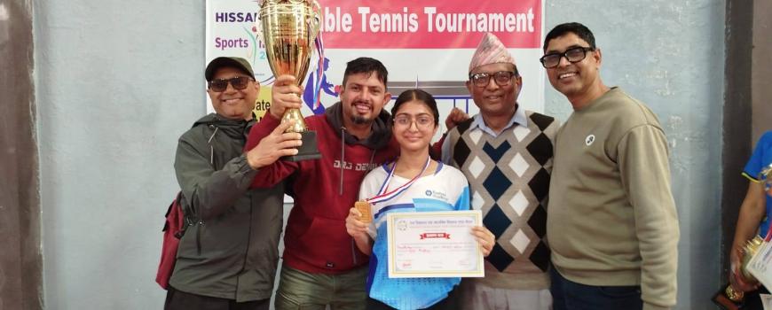 हिसान स्पोर्ट्‌स मिट– ब्याडमिन्टनमा कस्तुरी कलेजको वर्चस्व, एथलेटिक्समा पिस जोनलाई ८ स्वर्ण