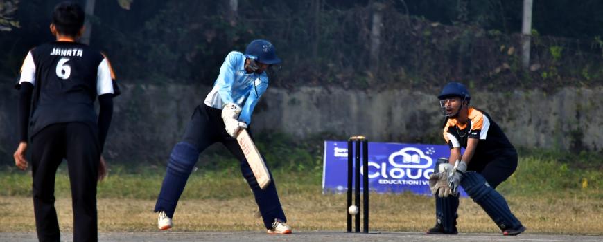 इटहरीमा अन्तर कलेज टी–२० क्रिकेट सुरु, नमुना र जनता उच्च माविको विजयी सुरुवात