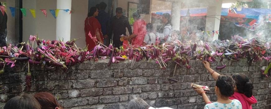 ‘बैगुने’ मेलामा श्रद्धालु बढ्दै, जमिनको अभावमा मेला घट्दै ‘बैगुने’ मेलामा श्रद्धालु बढ्दै, जमिनको अभावमा मेला घट्दै