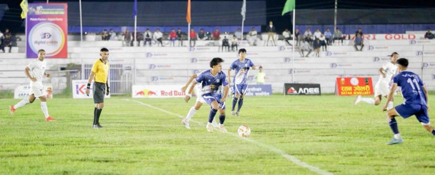 सातदोबाटो इटहरी गोल्डकपको सेमिफाइनलमा, आयोजक राष्ट्रिय जागृति बाहिरियो