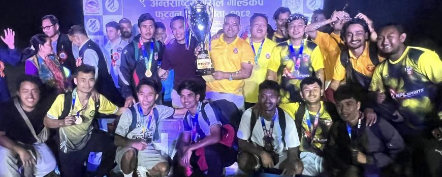 भरौल गोल्डकपमा आरटीएफसी पहिलो सहभागितामै च्याम्पियन