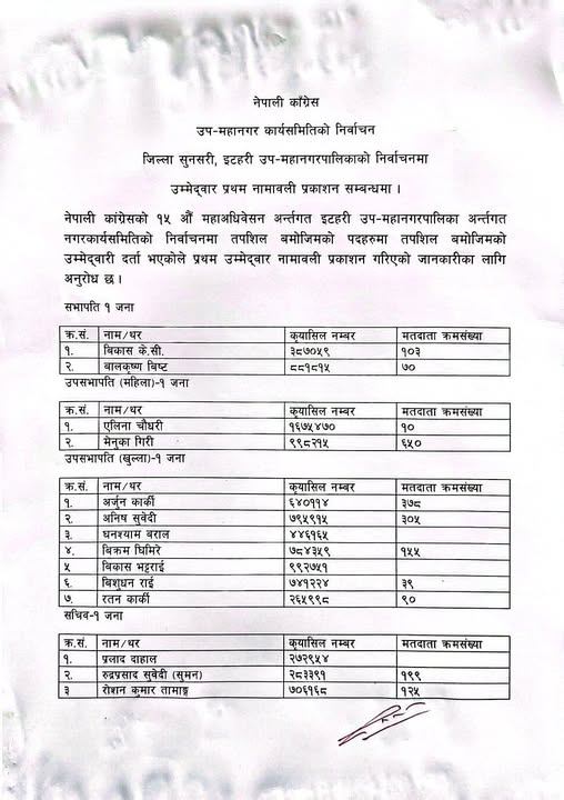 nepali congress news